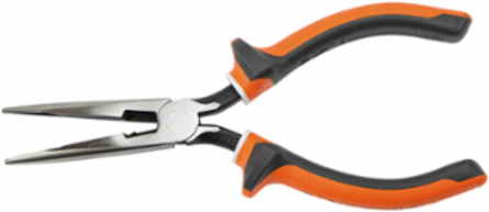 7 Inch Insulated Long Nose Side Cut Pliers - VDE Certified, 1000V Rated