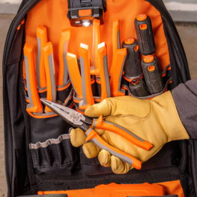 Insulated Long Nose Side-Cutting Pliers 8 Inch, Jaw Width 1.02 Inch, Forged Tool Steel