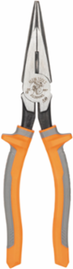 Insulated Long Nose Side-Cutting Pliers 8 Inch, Jaw Width 1.02 Inch, Forged Tool Steel
