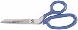 Ergonomic Bent Trimmer, 6 Inch Blade Length, Carbon Steel, Blue Handle