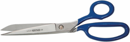 Bent Trimmer 9-Inch, Chrome Over Nickel Blades, Cuts Heavy Textiles
