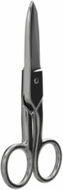 Electrician's Scissors 5-1/4 Inch, Steel, Nickel-Plated Finish