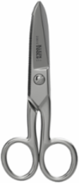 Electrician's Scissors 5-1/4 Inch, Steel, Nickel-Plated Finish
