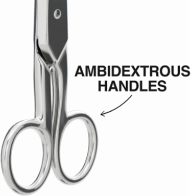 Electrician's Scissors, Nickel-Plated, 5.25 Inch Length, Steel Construction