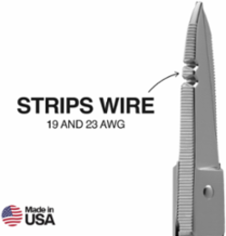 Electrician's Scissors, Nickel-Plated, 5.25 Inch Length, Steel Construction
