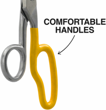 Free-Fall Snip Scissors, Stainless Steel Blades, 6.313 Inch Length