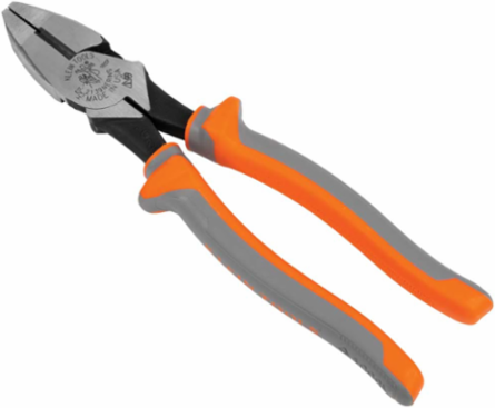 Insulated Side Cutting Pliers, 9 Inch, 1000V Rated, Induction Hardened Steel