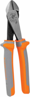 Insulated Diagonal Cutting Pliers, 8 Inch, High Leverage, 1000V Rated