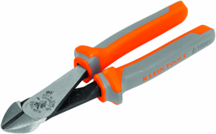 Insulated Diagonal Cutting Pliers, 8 Inch, High Leverage, 1000V Rated