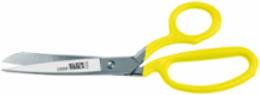 Premium 8 Inch Bent Trimmer Scissors, Nickel Chrome Plating, Metal Blades