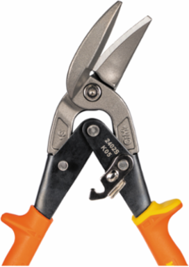 Offset Straight-Cutting Aviation Snips