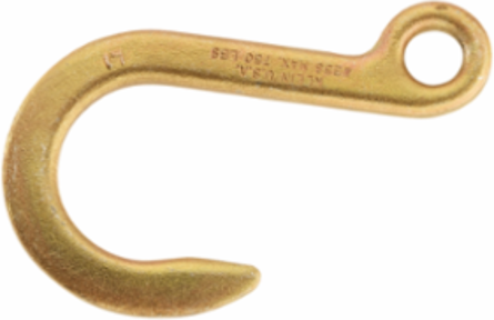 Heavy-Duty Anchor Hook, 750 lb Capacity, 5/8 Inch Eye I.D, 1-7/8 Inch Throat Opening