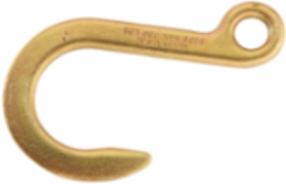 Heavy-Duty Anchor Hook, 750 lb Capacity, 5/8 Inch Eye I.D, 1-7/8 Inch Throat Opening
