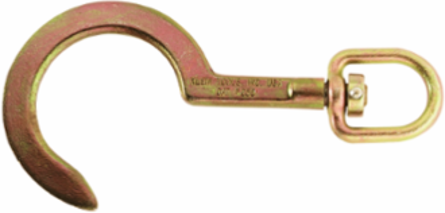 Heavy-Duty Swivel Anchor Hook, 750 lb Load Capacity, 1-3/16 x 1 Inch Swivel Opening