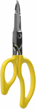 All-Purpose Electrician's Scissors - 6.75 Inch, Serrated Blades, Cuts 14 AWG Wire