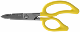 All-Purpose Electrician's Scissors - 6.75 Inch, Serrated Blades, Cuts 14 AWG Wire