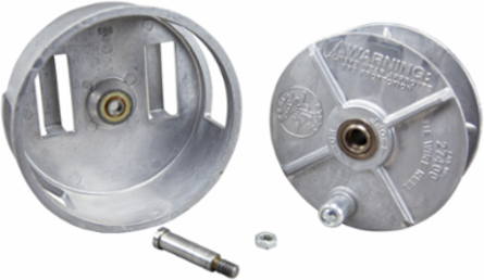 Lightweight Aluminum Tie Wire Reel, 6-1/4 Inch Diameter, 2-3/4 Inch Width