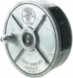 Lightweight Aluminum Tie Wire Reel, 6-1/4 Inch Diameter, 2-3/4 Inch Width