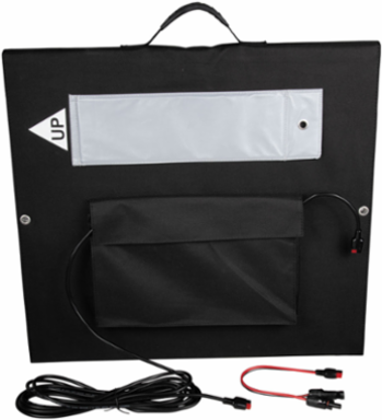 200W Solar Panel Carrying Case, Nylon, 15.75 Inch x 11.81 Inch, Zipper Closure