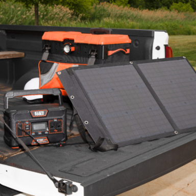 60W Foldable Solar Panel, Monocrystalline, 2 Panels, USB-A, 18V Maximum