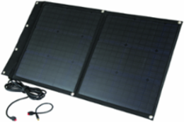 60W Foldable Solar Panel, Monocrystalline, 2 Panels, USB-A, 18V Maximum