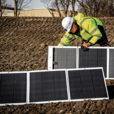 200W Portable Monocrystalline Solar Panel, IP65 Weather Resistant, 16.4ft Cable