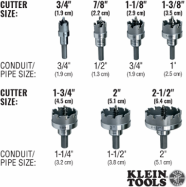Carbide Hole Cutter 3/4 Inch for Stainless Steel & Mild Steel Sheets up to 3/16 Inch
