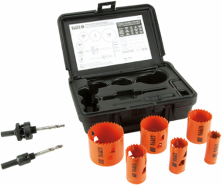 Bi-Metal Hole Saw Kit 8-Piece, Includes 7/8-Inch to 2-1/2-Inch Saws