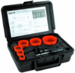 Bi-Metal Hole Saw Kit 8-Piece, Includes 7/8-Inch to 2-1/2-Inch Saws