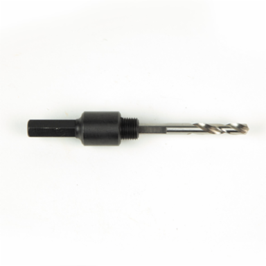 Hole Saw Arbor with Adapter, 3/8 Inch Shank, Fits 1/4 Inch to Larger Saws