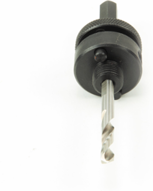 Hole Saw Arbor with Pins, 7/16 Inch Shank Diameter, Fits 1-3/8 to 6-3/8 Inch Hole Saws