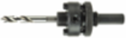 Hole Saw Arbor with Pins, 7/16 Inch Shank Diameter, Fits 1-3/8 to 6-3/8 Inch Hole Saws