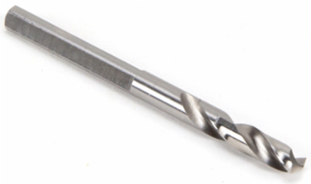 Replacement Pilot Bit, 1/4 Inch x 3-1/2 Inch, High-Speed Steel, Tri-Lobe Shank