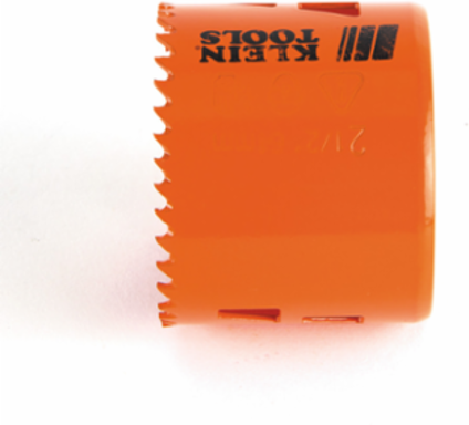 Bi-Metal Hole Saw 2-1/2 Inch, Heavy-Duty Steel, Optimized for Cutting Steel