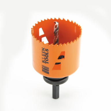 Bi-Metal Hole Saw 2-1/2 Inch, Heavy-Duty Steel, Optimized for Cutting Steel