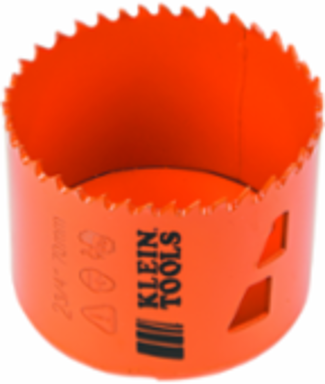 Bi-Metal Hole Saw 2-3/4 Inch, Heavy-Duty Steel, Optimized for Cutting Steel