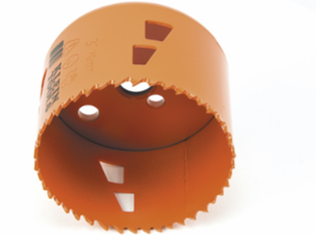 Bi-Metal Hole Saw 3 Inch, Steel, Heavy-Duty Construction, 2 Inch Depth
