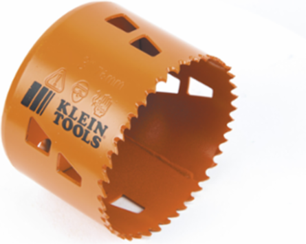 Bi-Metal Hole Saw 3 Inch, Steel, Heavy-Duty Construction, 2 Inch Depth