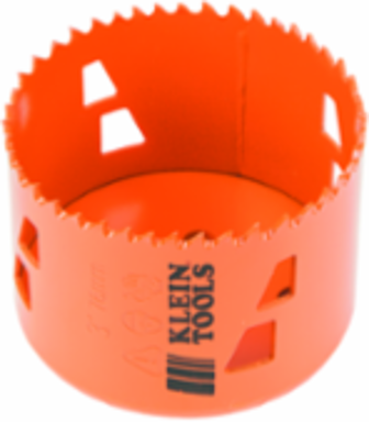 Bi-Metal Hole Saw 3 Inch, Steel, Heavy-Duty Construction, 2 Inch Depth
