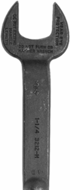 Spud Wrench 1-1/4 Inch Nominal Opening, Alloy Steel, 16.625 Inch Length