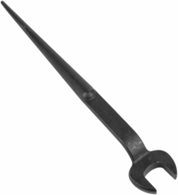 Spud Wrench 1-1/4 Inch Nominal Opening, Alloy Steel, 16.625 Inch Length