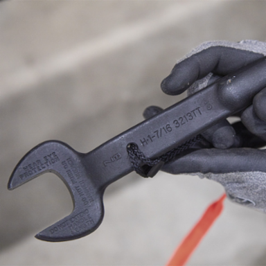 Tetherable Spud Wrench, 1-7/16 Inch Opening, 7/8 Inch Bolt Size