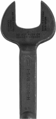 Spud Wrench 1-5/8 Inch Nominal Opening, Alloy Steel, 3.36 lbs, 18 Inch Length