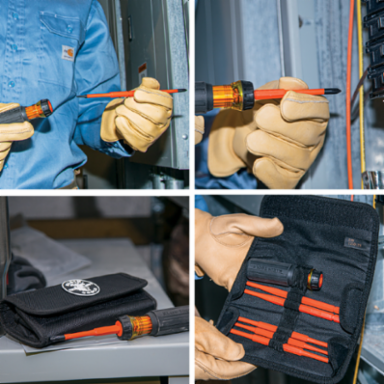 Insulated Interchangeable Screwdriver Set, 8-in-1 with 5 Blades, 1.25 Inch Handle