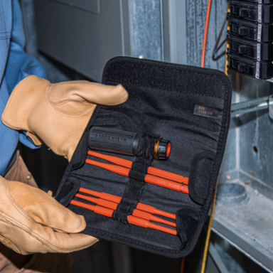 Insulated Interchangeable Screwdriver Set, 8-in-1 with 5 Blades, 1.25 Inch Handle