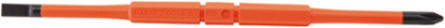 Insulated Flip-Blade Screwdriver 2-in-1, #2 Phillips & 1/4 Inch Slotted, 8.2 Inch Length