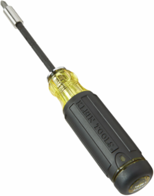 14-in-1 Magnetic Multi-Bit Screwdriver, 1" to 4" Adjustable Length, Cushion Grip Handle