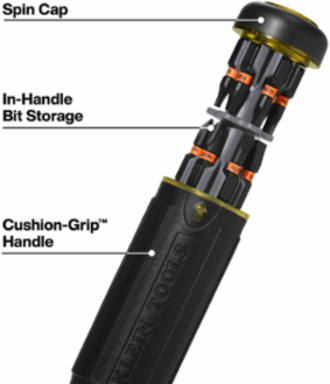 20-in-1 Impact Driver Set with Screwdriver Bits and Flip Sockets