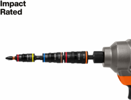 20-in-1 Impact Driver Set with Screwdriver Bits and Flip Sockets