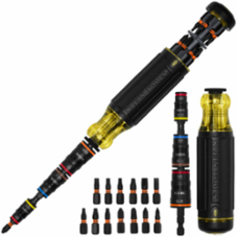 20-in-1 Impact Driver Set with Screwdriver Bits and Flip Sockets